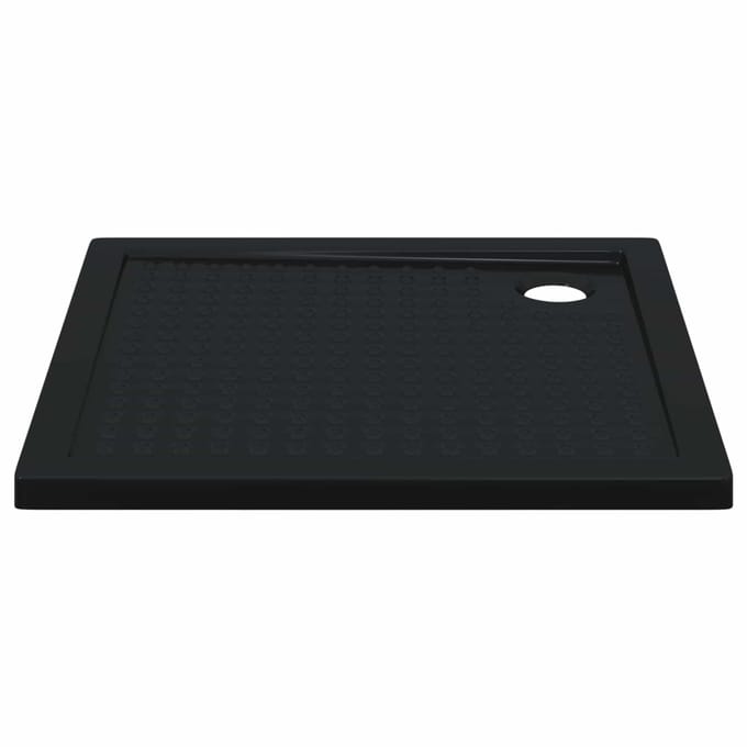 vidaXL - Douche - Basis - Tray - met - Stippen - 90 - x - 90 - x - 4 - cm - ABS - Zwart