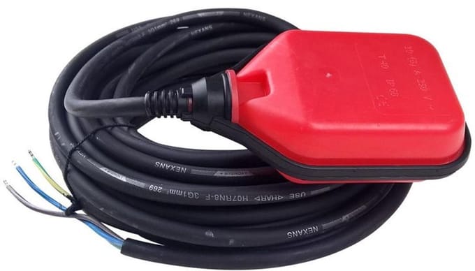 GRUNDFOS accessoire vlotterschakelaar z.stekkerleegpompen10m, 00ID7809