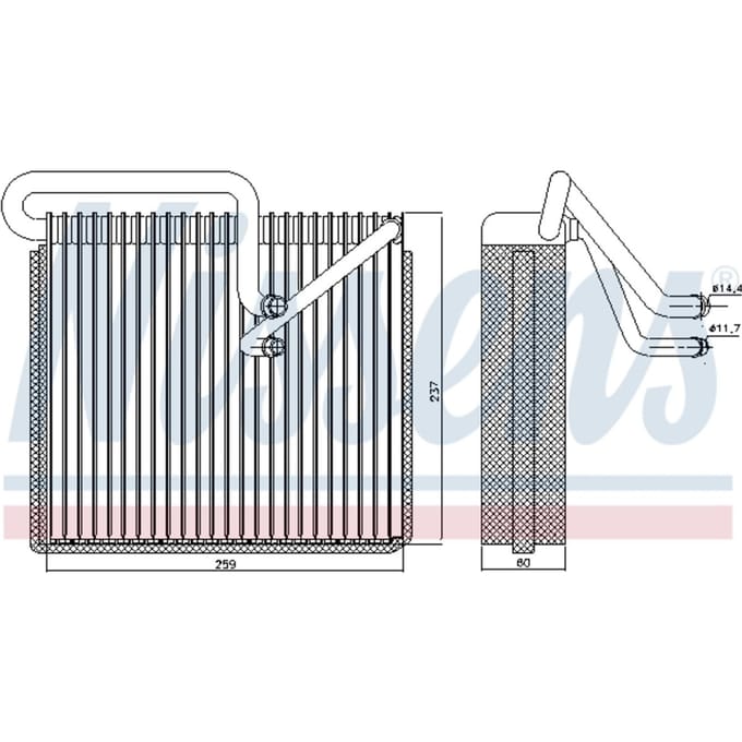 Verdamper, airconditioning NISSENS 92190