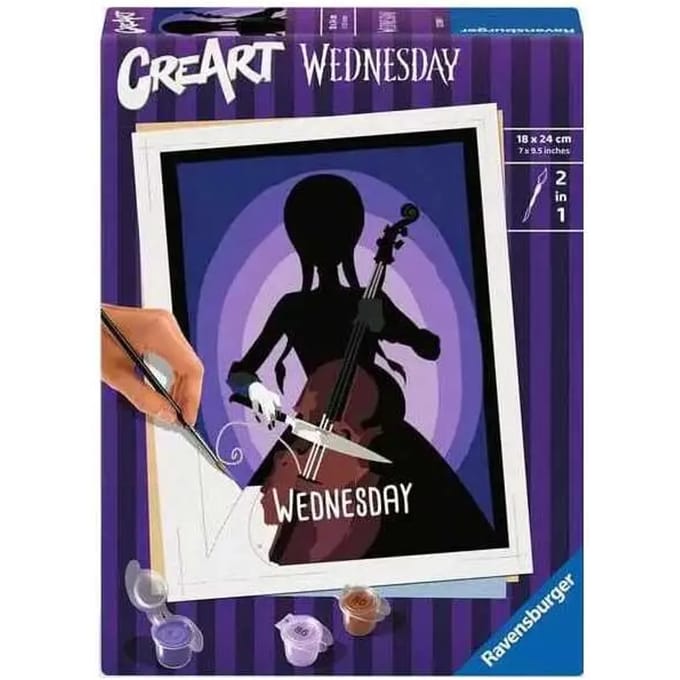 Ravensburger CreArt, AT: Wednesday (Netflix) Schilderen