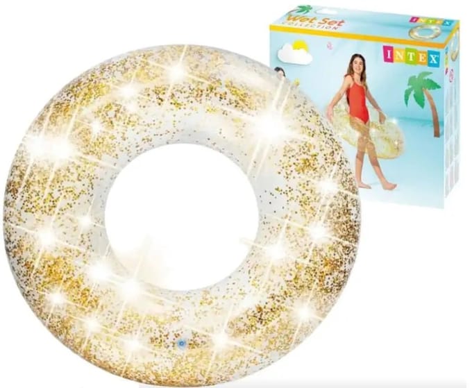 Zwemband Sparkling Glitter 119 cm | goud