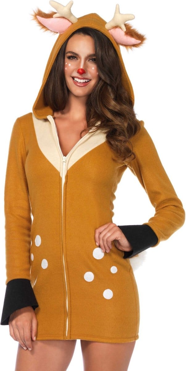 Damesjurk Leg Avenue Cozy Fawn