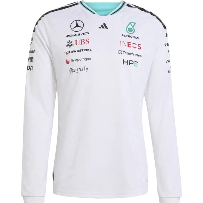 Adidas Performance Mercedes - Amg Petronas Formula 1 Team Driver Authentieke Longsleeve - Heren - Wit