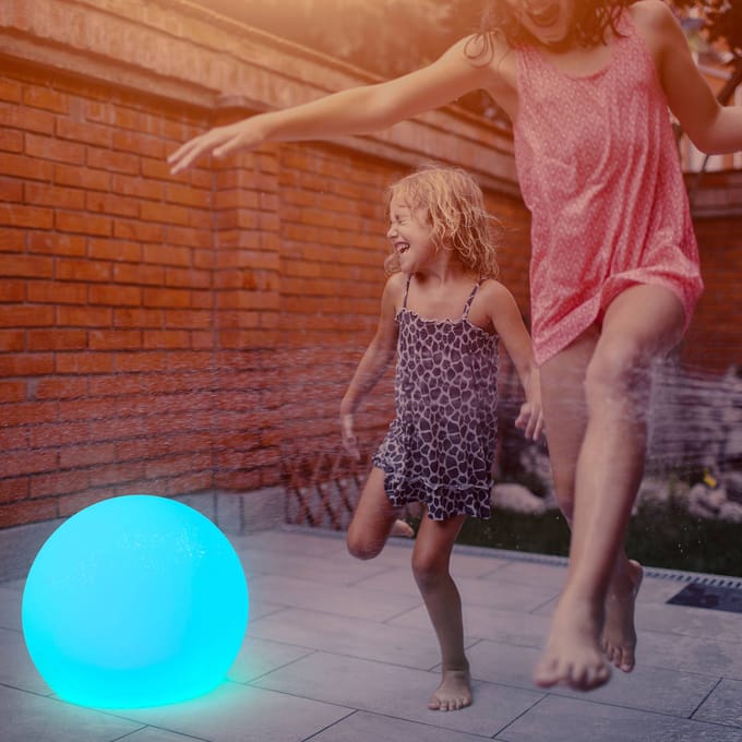 Newgarden Buly LED lamp op zonne-energie, bolvormig, IP65, Ø 50 cm
