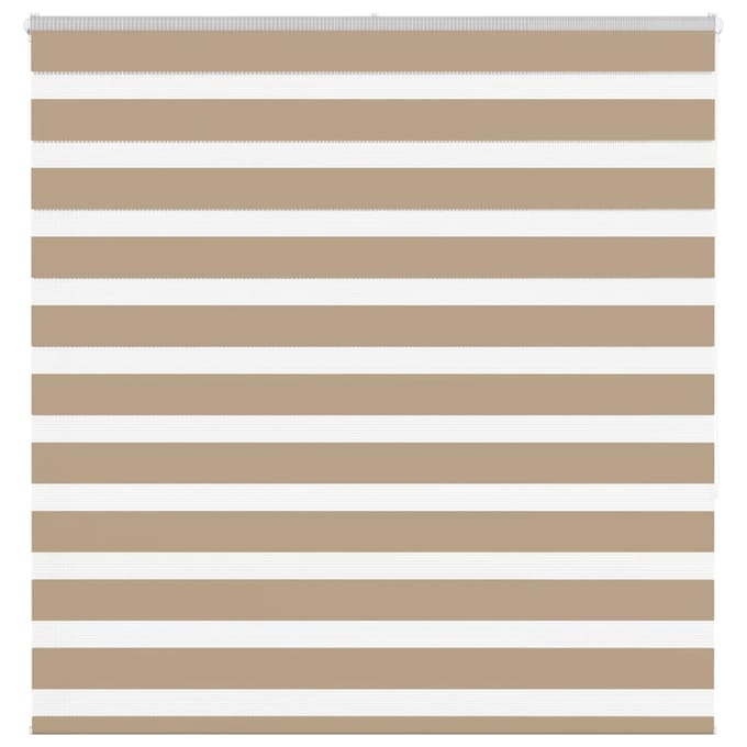 vidaXL - Zebra - Blind - 145x150 - cm - stofbreedte - 140,9 - cm - polyester - zandbruin