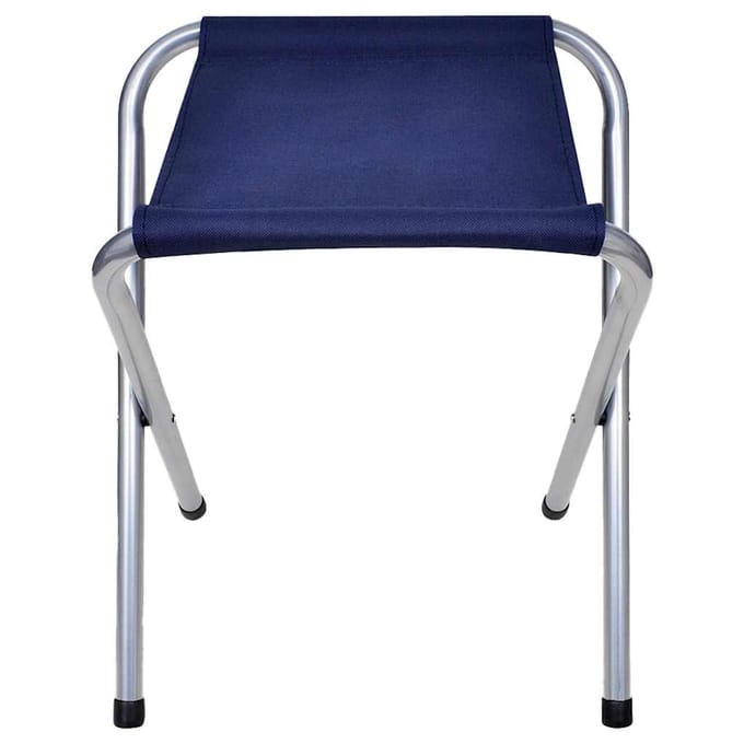 vidaXL - Campingset - inklapbaar - en - verstelbaar - 120x60 - cm - aluminium