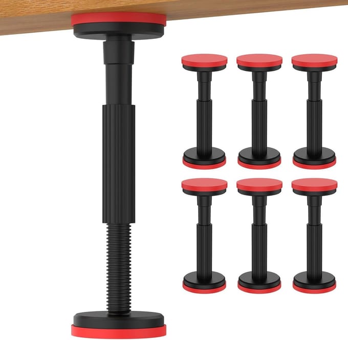 Verstelbare Telescopische Steunbalk voor Ondersteuning tot 200 kg, 18-45 cm (2 Stuks)