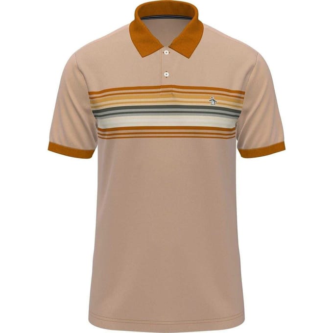 Original Penguin Heren polo (Bruin)