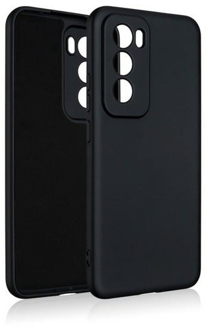 Beline Silicone - Hoesje voor mobiele telefoon - Oppo - Zwart - Silicone