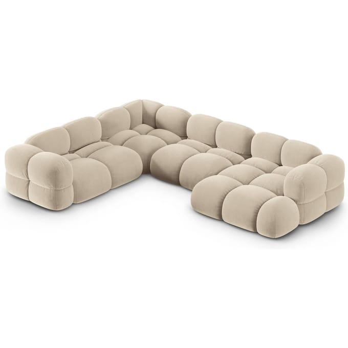 Hoekbank Loretto links velvet | Cosmopolitan Design