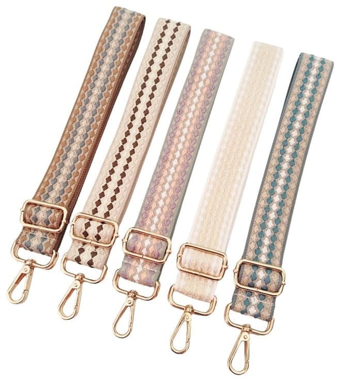 Dailygoods - Verstelbare Schouderriem voor Tassen - Boho-stijl, 72-130 cm
