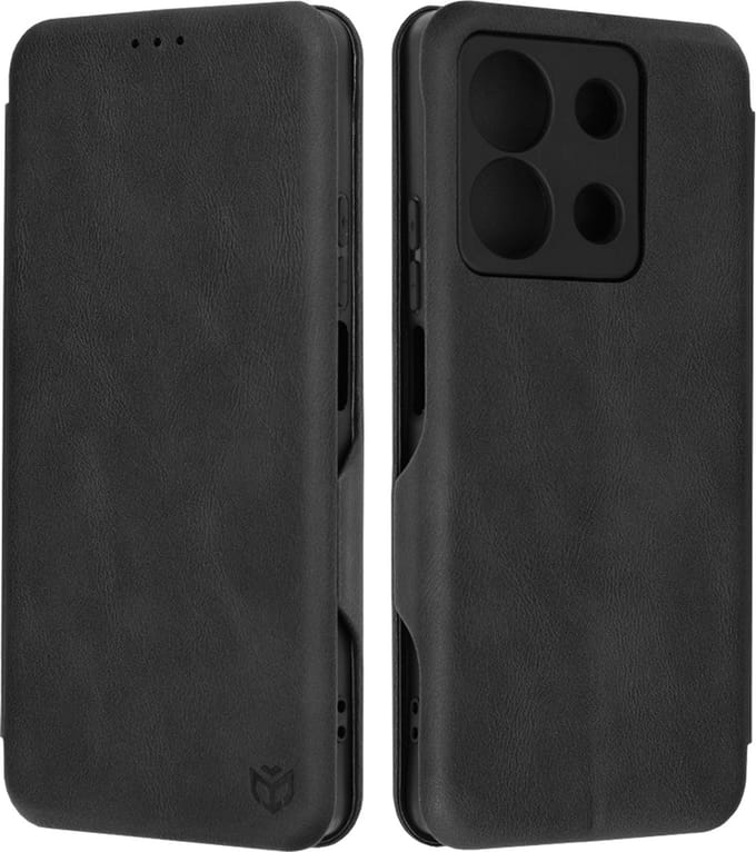 Hoesje geschikt voor Xiaomi Redmi Note 13 5G - Techsuit Safe+ Book Wallet Case - Zwart