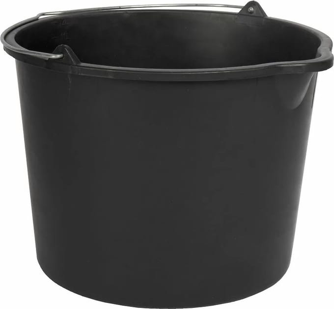 Talen Tools - Bouwemmer - Met schenktuit - Met handvat - 12 liter
