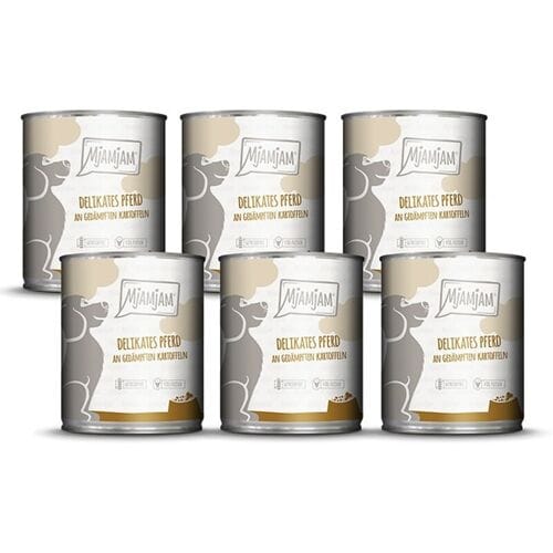 MjAMjAM - Exquise Paardenvlees met Gestoomde Aardappelen 800 g x 6