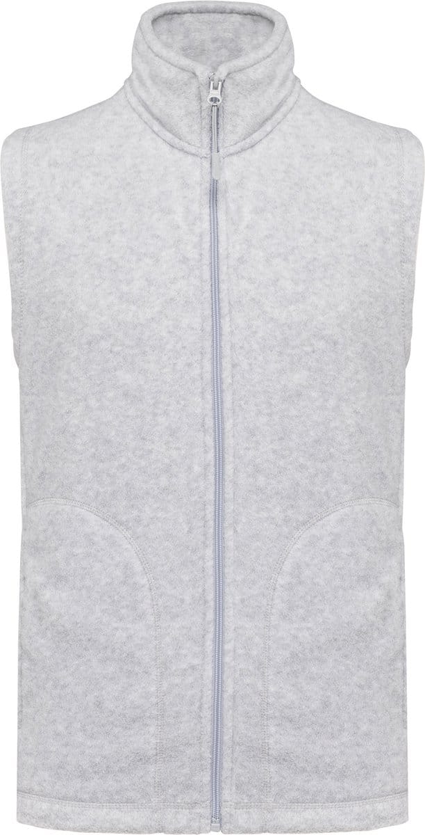 Kariban Bodywarmer van microfleece heren K913 - Ash Heather - S