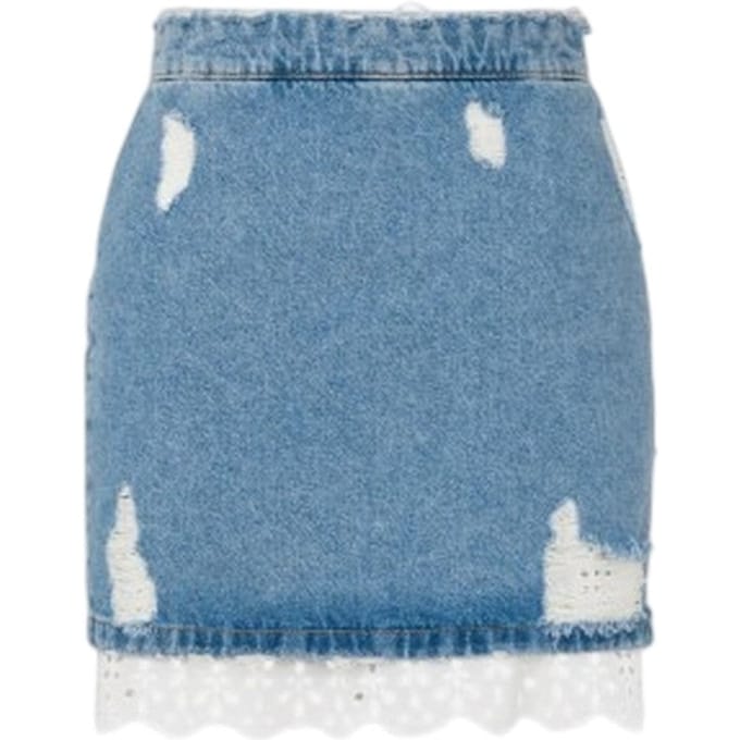 Vrouwen casual rokken Moschino Jeans - denim rok 13,5 oz - blauw