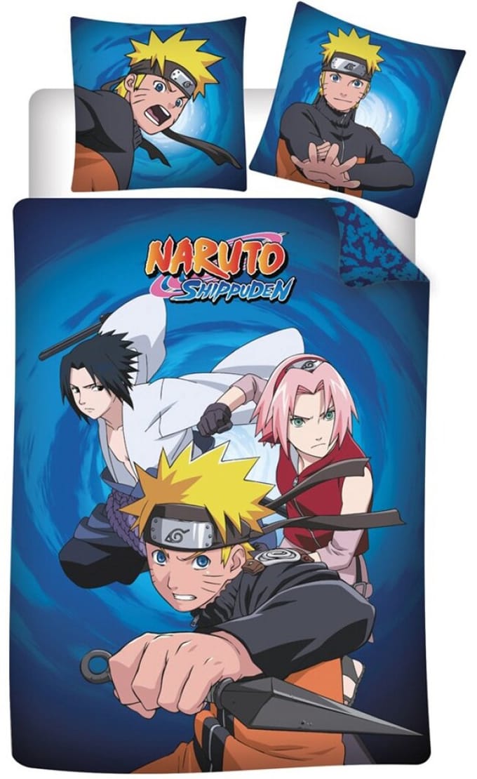 Naruto Dekbedovertrek Kyuubi - Eenpersoons - 140 x 200 cm - Katoen