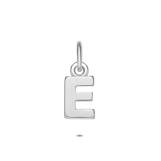 Twice As Nice Hanger in zilver, letter E