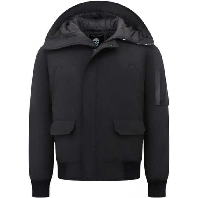Winterjas Heren Kort model - 8821 - Zwart