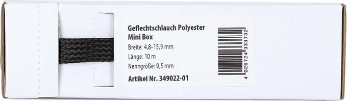Gevlochten Kabelbescherming Mini Box 4.8 - 15.9 mm / Lengte10 meter