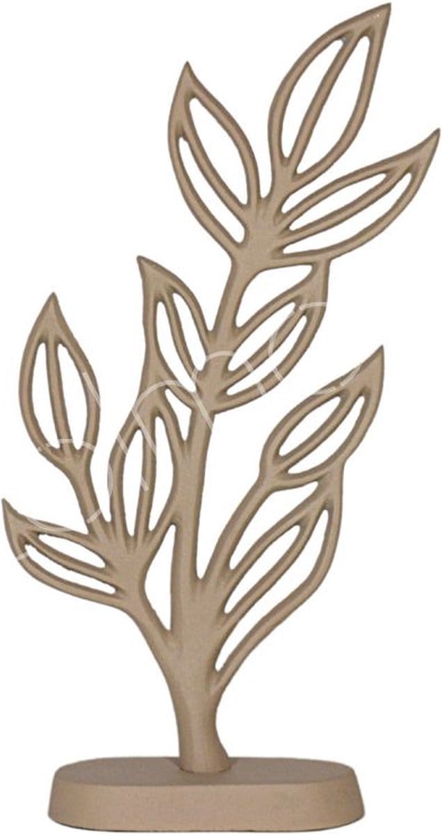 Diga colmore - Bloemen ormament taupe