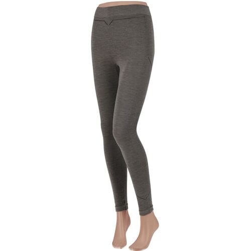 Xtreme Thermolegging Dames - Merino Wol - Grey Melange - Maat M