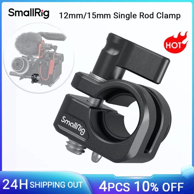 SmallRig 3598 Single Rod Clamp 12/15mm For Panasonic GH6