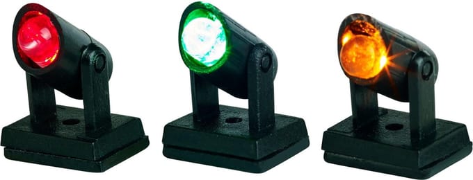 Luville - Spot light multicolour 3 pieces - Kersthuisjes & Kerstdorpen