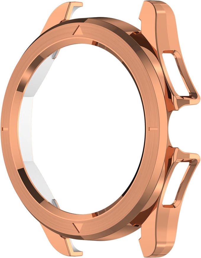 Watch case screenprotector - hoesje - geschikt voor Xiaomi Watch S4 - rosegoud