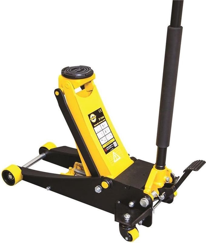 Omega Garagekrik 3 ton - met voetpedaal - 85-500 mm