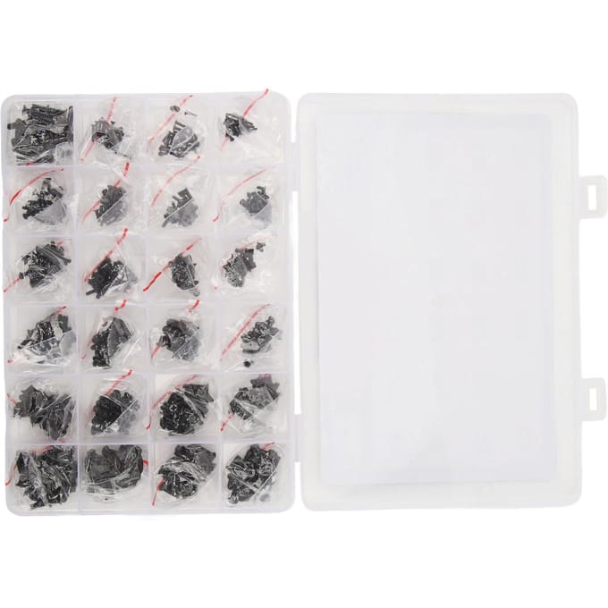 Kit d'assortiment de 720 vis de remplacement pour ordinateur portable Noir Vis en acier au carbone pour réparation d'ordinateur portable