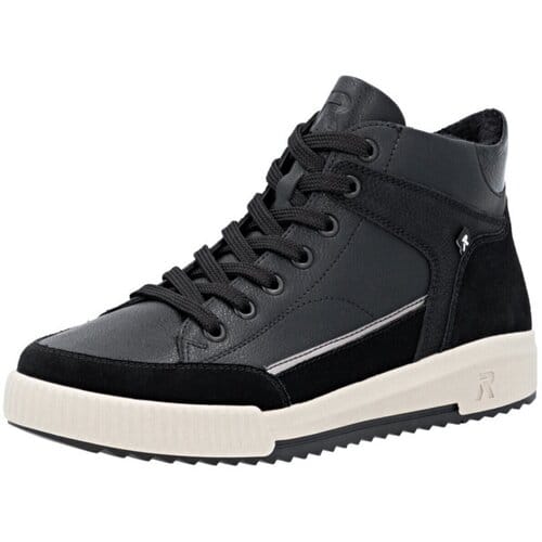 Rieker Sport Veterschoenen - Dames - Zwart - Maat:36
