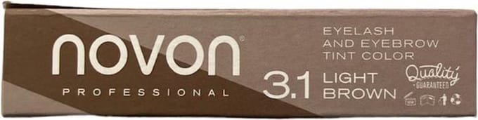 Novon Professional Wimper en Wenkbrauw Verf Natural Brown 3