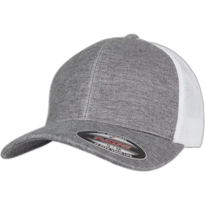 Flexfit Retro Trucker Melange Pet Grijs L-XL