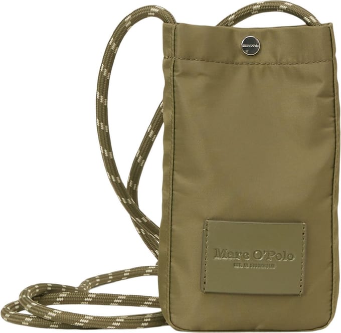 Marc O'Polo telefoontasje schoudertas Evyn Cellphone Bag Cedar Green kaki