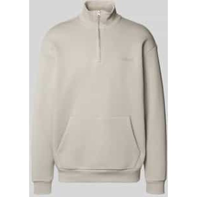 Sweatshirt met labelprint