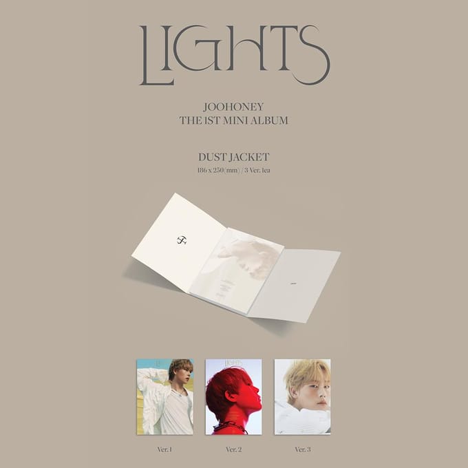 JOOHONEY(MONSTA X) LIGHTS 1e mini-album + gratis geschenk VER 3