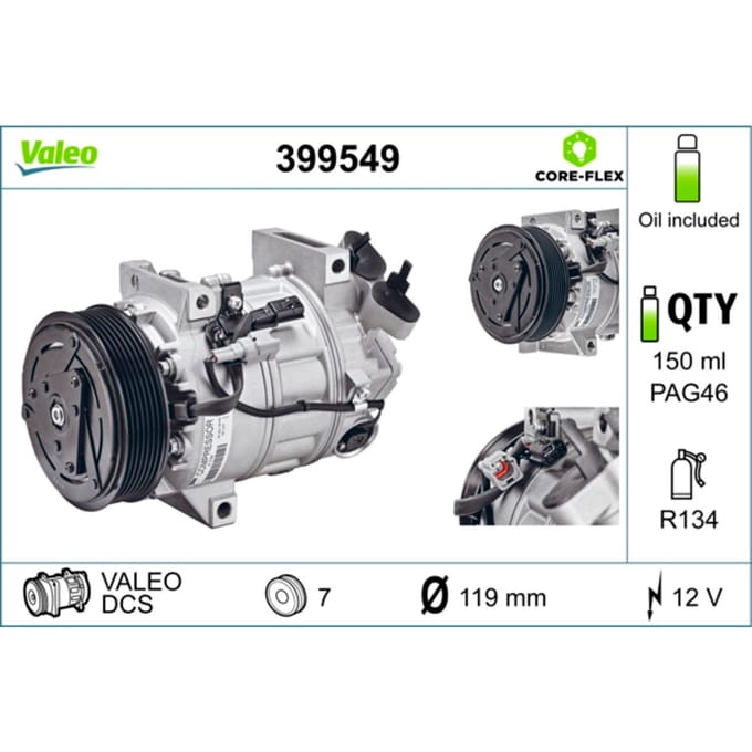 Compressor airconditioning VALEO 399549