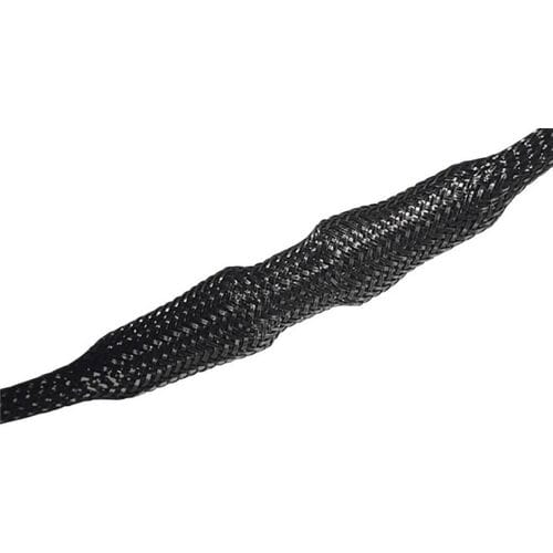 HellermannTyton 170-10600 HEGP06-PET-BK Gevlochten slang Zwart Polyester 4 tot 11 mm 100 m