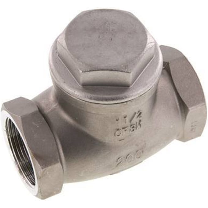 G 2-1/2'' RVS Swing Terugslagklep 16 Bar (232 Psi) Metalen Afdichting