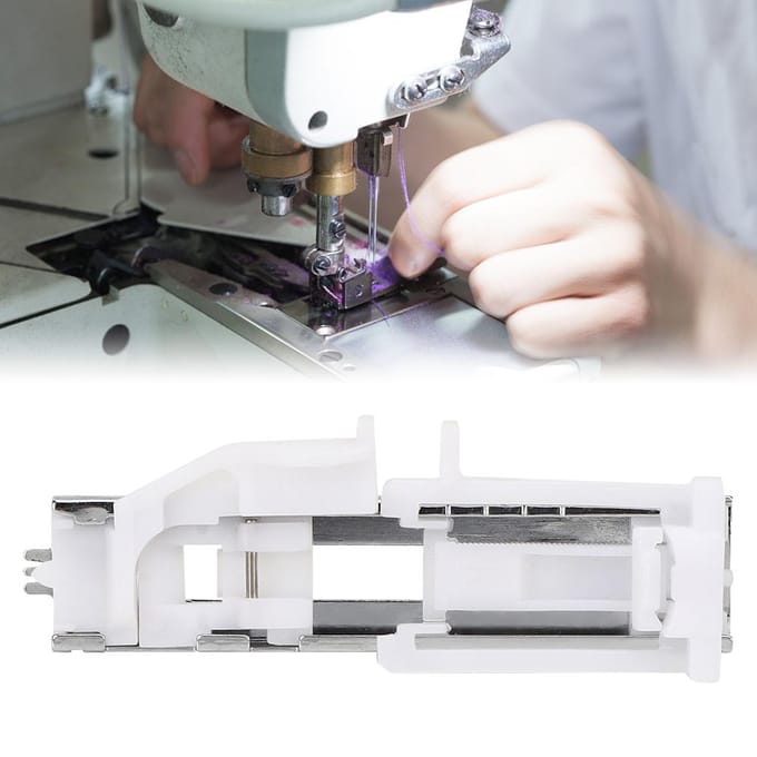 Pied-de-biche pour boutonnière de machine à coudre, pièces ménagères en acier inoxydable gray
