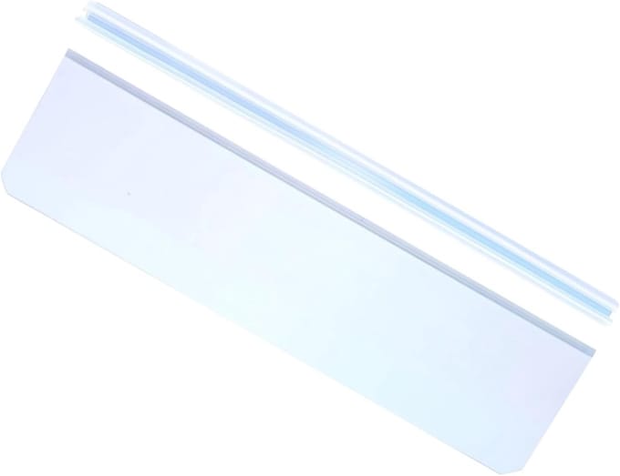 Toilet spatbescherming - Urine deflector - Badkamer netheid - Effectieve naadafdichting - 25.5x10cm - Wit