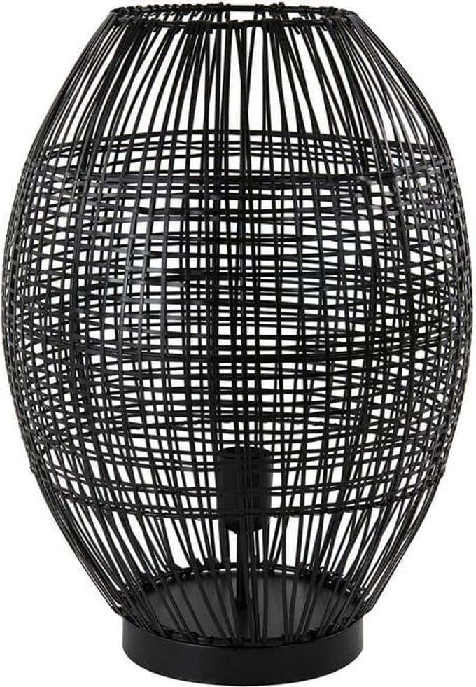Light&living Tafellamp Ø34x48 cm KOBINA mat zwart