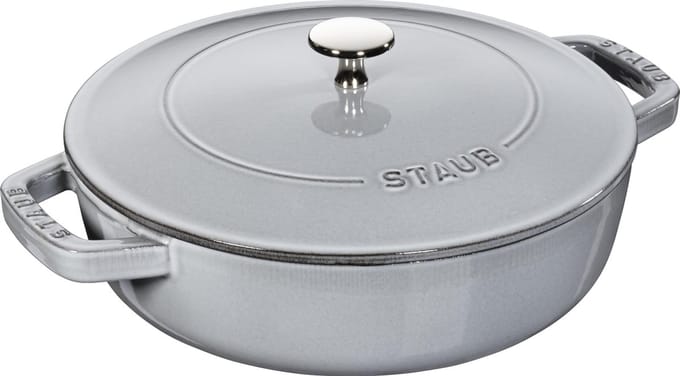 Staub Hapjespan Chistera - Grafietgrijs - ø 24 cm / 2.4 liter