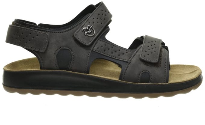 Donker Bruin Herensandalen Fly Flot maat 46