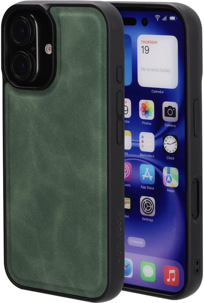 Mobiparts Classic Backcover geschikt voor Apple iPhone 16 Emerald - Groen - MagSafe