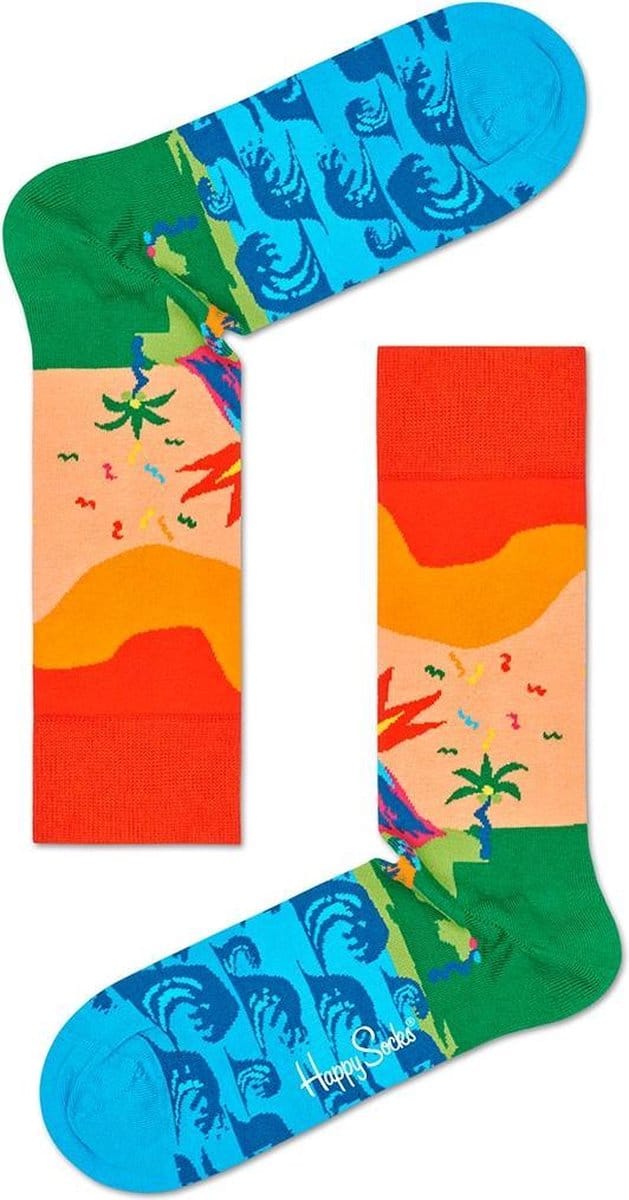 Happy Socks Sokken Tropical Island Socks Rood Maat:36-40