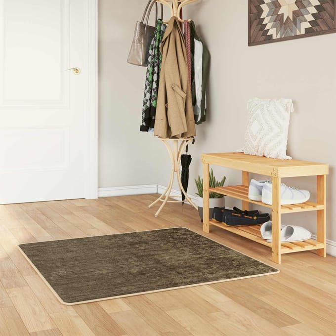 vidaXL - Tapijt - Runner - MARSA - Bosgroen - 100 - x - 100 - cm - Polyester - en - PVC