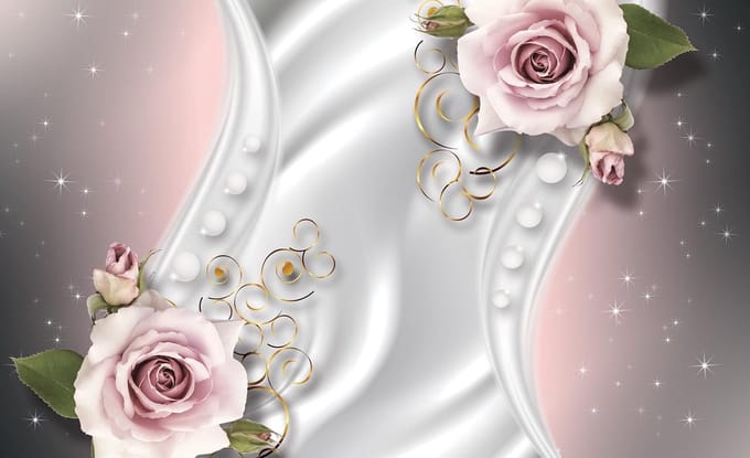 Poster | Roze | 104 x 70,5 cm