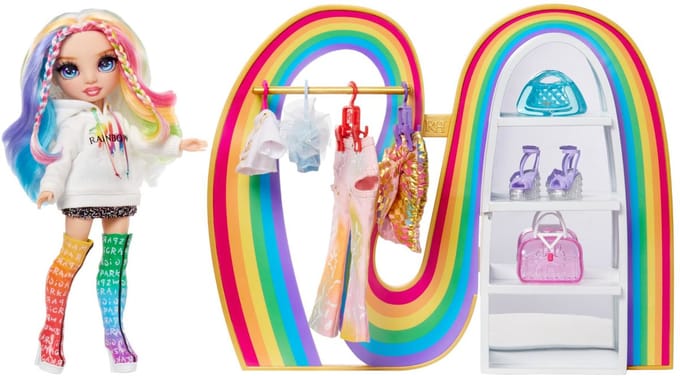 Rainbow High - Amaya's Rainbow Closet Playset - Kleurrijke Opbergoplossing